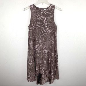 Piamita Silk Polka Dot Sleeveless Midi Dress C46
